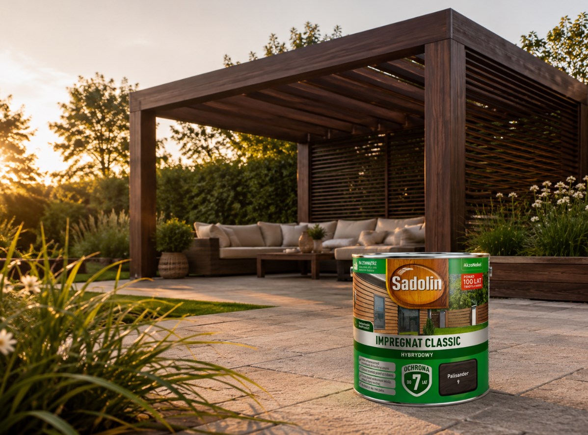 Sadolin Classic Hybrydowy Palisander 0,75 l – impregnat do drewna